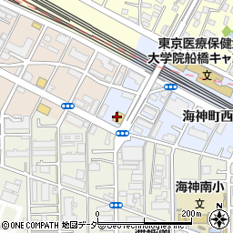 はま寿司船橋海神店周辺の地図