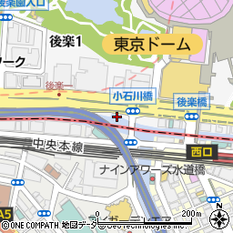 小石川橋周辺の地図