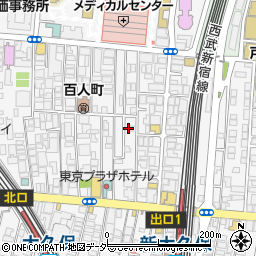 東京都新宿区百人町2丁目11-13周辺の地図