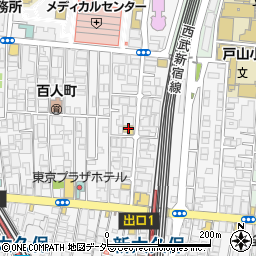 東京都新宿区百人町2丁目8-1周辺の地図