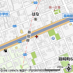 シンエイ篠崎周辺の地図