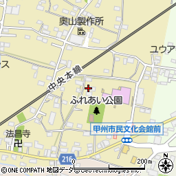 山梨県甲州市塩山上塩後379周辺の地図