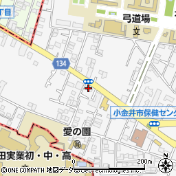 貫井北町五集会所周辺の地図
