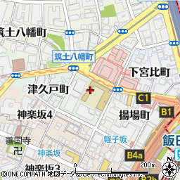 東京都新宿区津久戸町2周辺の地図