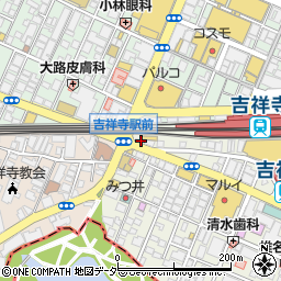 炭火焼肉 酒家 牛角 吉祥寺公園口店周辺の地図