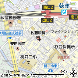 佐藤眼科医院周辺の地図