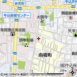 東京都新宿区南榎町9周辺の地図