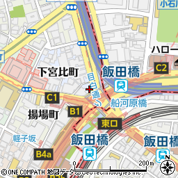 東京都新宿区下宮比町1-1周辺の地図
