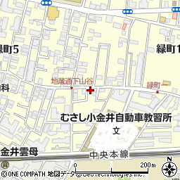 小金井アイビーハウス周辺の地図