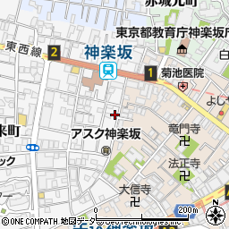 東京都新宿区矢来町99周辺の地図