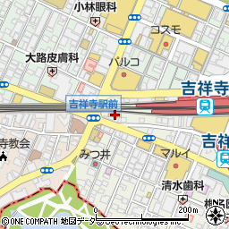 株式会社梅丘寿司の美登利総本店アトレ吉祥寺店周辺の地図