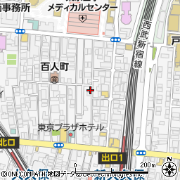 東京都新宿区百人町2丁目11-16周辺の地図