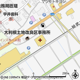 ケーズデンキ匝瑳店周辺の地図