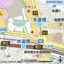 セブンイレブン東京ドームシティミーツポート店周辺の地図