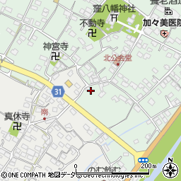 山梨県山梨市北630-1周辺の地図