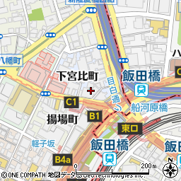 東京都新宿区下宮比町2-1周辺の地図