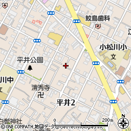 東京都江戸川区平井2丁目17-22周辺の地図
