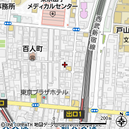 東京都新宿区百人町2丁目8-5周辺の地図