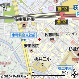 東京都杉並区荻窪5丁目13周辺の地図