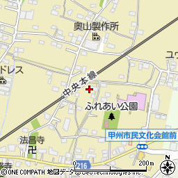 山梨県甲州市塩山上塩後377周辺の地図