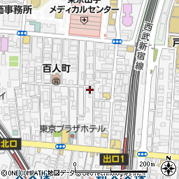 東京都新宿区百人町2丁目11-15周辺の地図