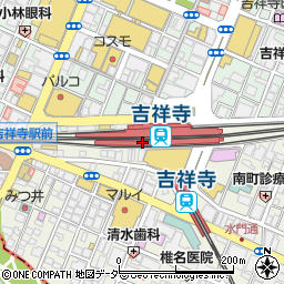 京樽　吉祥寺アトレ店周辺の地図