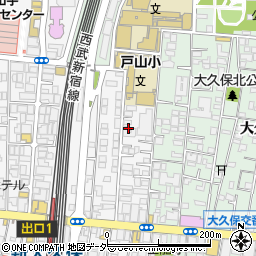 東京都新宿区百人町2丁目1-16周辺の地図