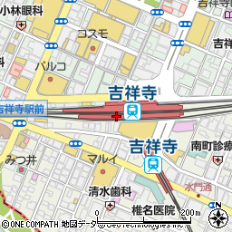 UCCカフェメルカード アトレ吉祥寺店周辺の地図