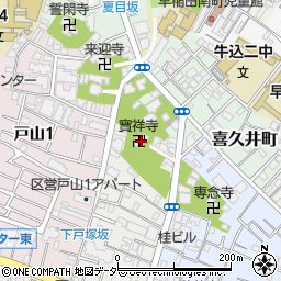 寶祥寺周辺の地図