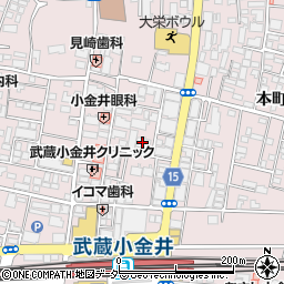 ユニーブル武蔵小金井モアグランディア周辺の地図
