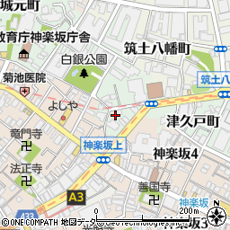 東京都新宿区白銀町1周辺の地図