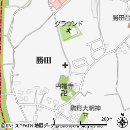 千葉県八千代市勝田周辺の地図