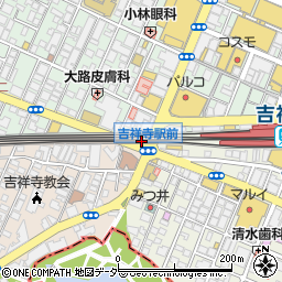 サイクルスポット吉祥寺駅前店周辺の地図