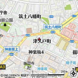 東京都新宿区津久戸町4周辺の地図