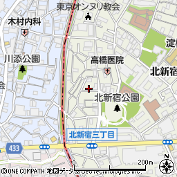 ドール北新宿周辺の地図