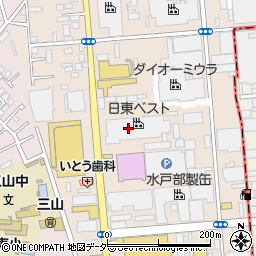 日東ベスト株式会社　営業本部周辺の地図