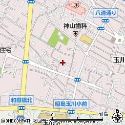 東京都昭島市玉川町5丁目8周辺の地図