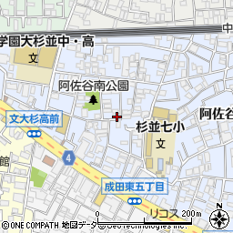 東京都杉並区阿佐谷南3丁目17-18周辺の地図