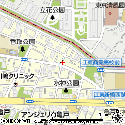 東京都江東区亀戸4丁目周辺の地図