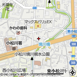 日本マクドナルド京葉小松川店駐車場周辺の地図