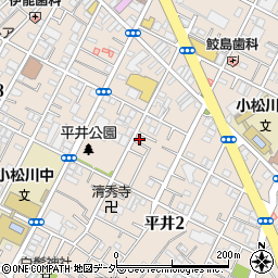 東京都江戸川区平井2丁目17-11周辺の地図