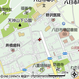 萬町地区コミュニティセンター周辺の地図