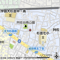 東京都杉並区阿佐谷南3丁目17-2周辺の地図