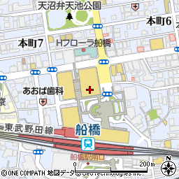 三井住友銀行船橋北口支店 ＡＴＭ周辺の地図