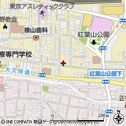 東京都中野区中野2丁目3-1周辺の地図