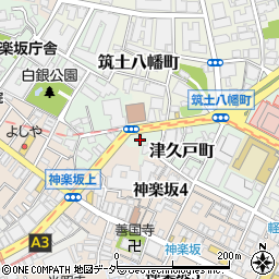 東京都新宿区白銀町15周辺の地図