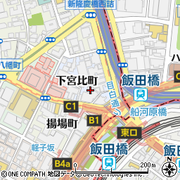 東京都新宿区下宮比町2-6周辺の地図