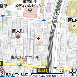 東京都新宿区百人町2丁目8周辺の地図