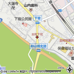 本町下町周辺の地図