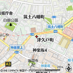 東京都新宿区白銀町17周辺の地図